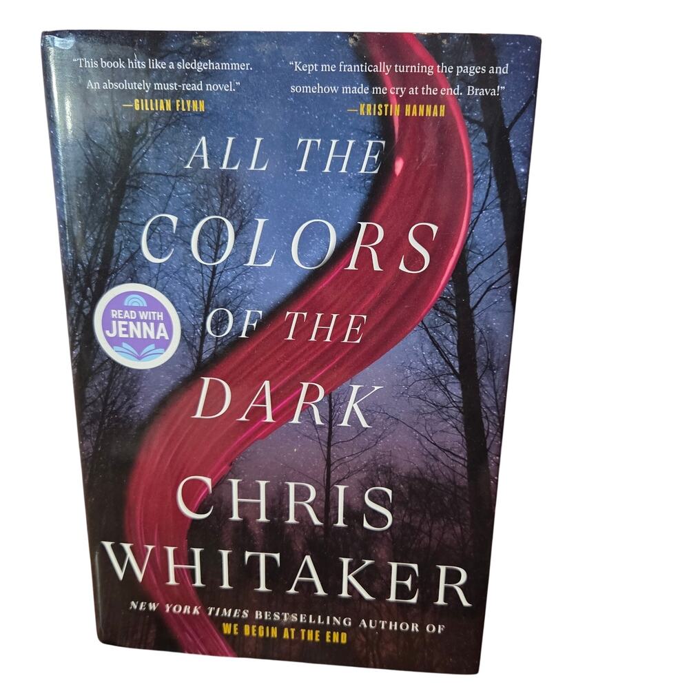 ALL THE COLORS OF THE DARK hardcover book dust cover Chris Whitaker